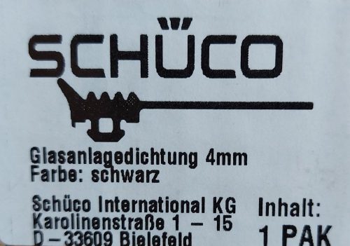 Schüco - üvegező gumitömítés