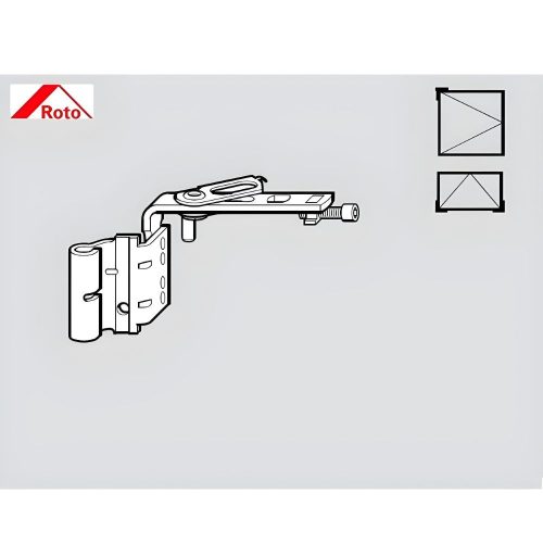 Roto NT - nyílópánt - 12/20‑13 - balos