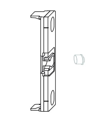 SIEGENIA (SI) - huzatzár - kétszárnyú - peremreteszes ajtókhoz
