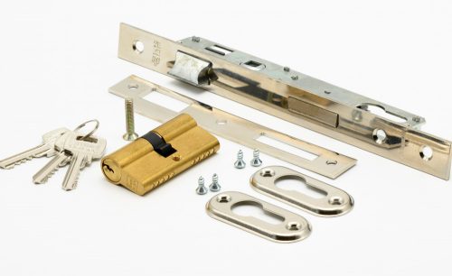  ELZETT - ajtózár - zárbetéttel - 3398