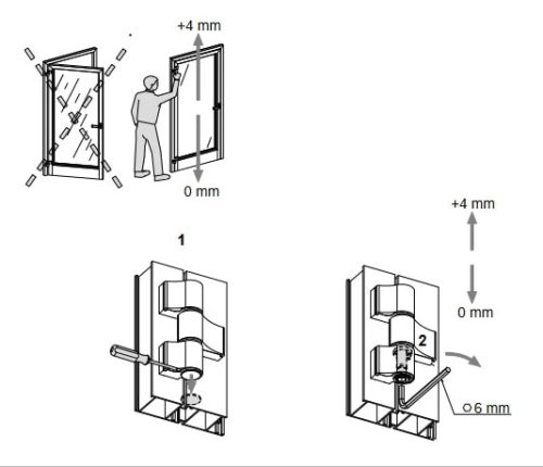 FAPIM LOIRA + 67 mm./3 - ajtózsanér (pánt) 