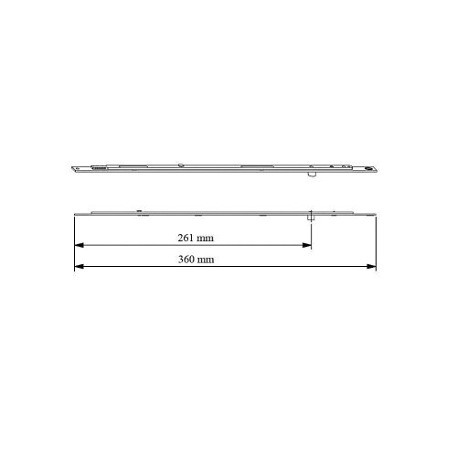Siegenia - toldó/középzár - Gr 30/50 