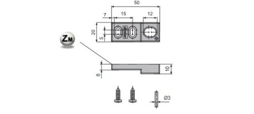 FAPIM tolózár ellendarab