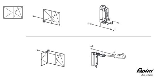 FAPIM - ablakzsanér szett - fehér