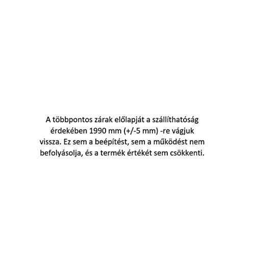 GU - ajtózár - 45/92 - 4 görgős