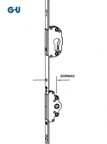 GU - FFH 1851-2100 rúdzár - D=25 mm.