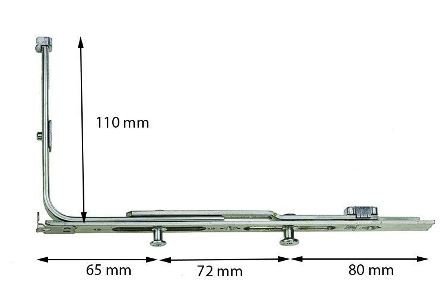 GU alsó sarokváltó