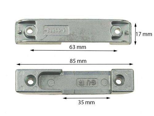GU - záródarab - fa ajtó keretre