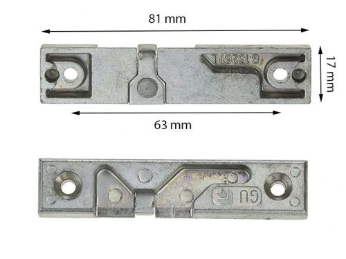 GU - résszellőző ellendarab - falc - balos