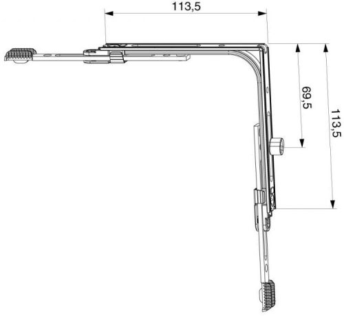MACO - MM - szimmetrikus sarokváltó