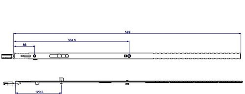 MACO - VZ L=600 - toldó