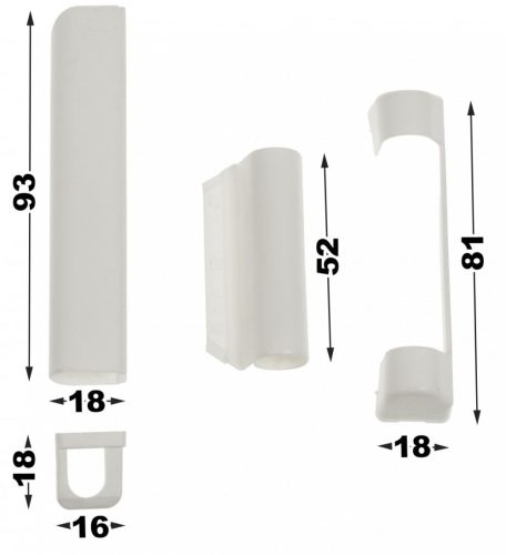 MACO - zsanér takaró 