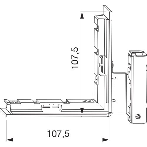 MACO - falcsarok pánt - DT130 - balos