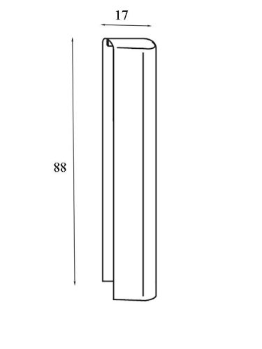 ROTO - zsanér takaró - alsó pánt