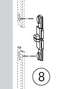 Roto AL - kilincsáttét - zárrész