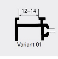 Roto AL - kilincsáttét - zárrész