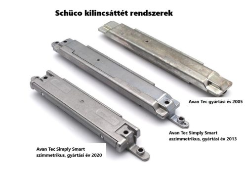 SCHÜCO SimplySmart - alu ablakzár - jobbos - 23