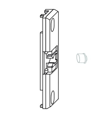 huzatzár - egyszárnyú - dupla peremes ajtókhoz