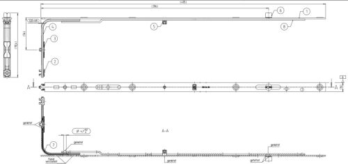 SIEGENIA - középzár - VSU/BS Gr 50