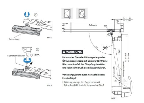 SIEGENIA - nyitáshatároló Gr2
