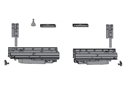 Siegenia - toló-bukó kocsi - jobbos - 30,5 mm.