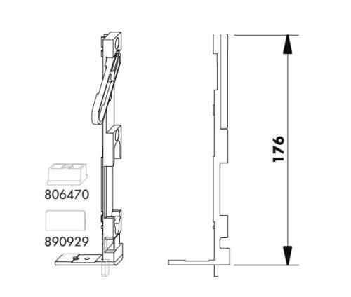 SIEGENIA alsó peremretesz - nútos
