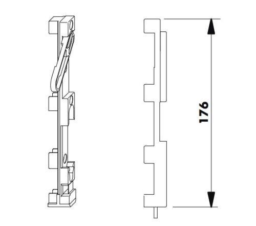 SIEGENIA alsó peremretesz - stulp