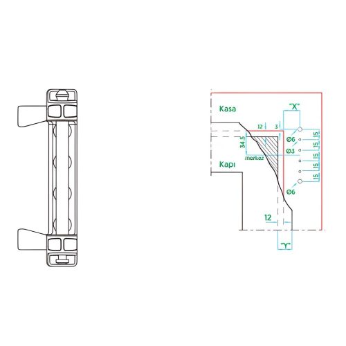 Vorne - ollócsapágy