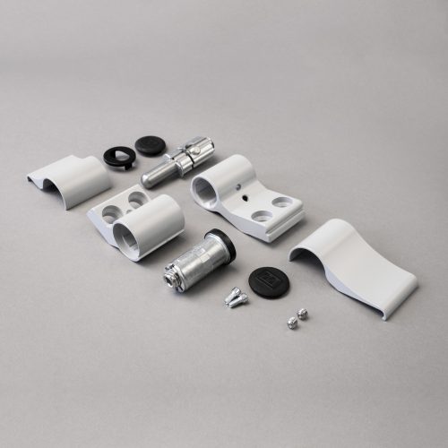 WALA WX R 67 mm./2 - ajtózsanér (pánt) - ezüst