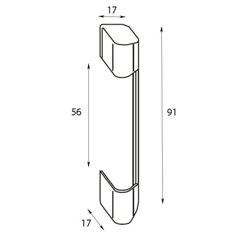WINKHAUS zsanér takaró garnitúra, fehér