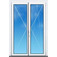 huzatzár kétszárnyú műanyag ajtóra